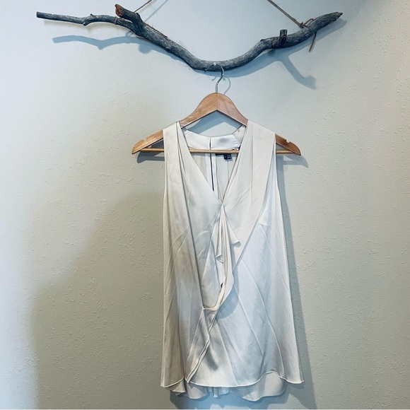Vince. Cascade Halter in Ivory - Picture 1 of 8